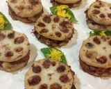 ブルーチーズとコンビーフの蓮根畑作り方4写真