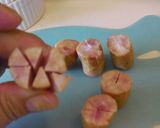 ココットカマン*お花畑のハンバーグ♬作り方3写真