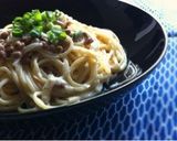簡単時短 1人ランチふわっと納豆パスタ作り方5写真
