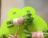 おでんに野菜を!春菊のベーコン巻き作り方1写真