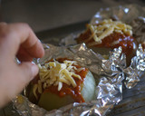 玉ねぎの丸ごとミートソース焼き作り方3写真