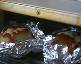 玉ねぎの丸ごとミートソース焼き作り方4写真