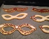 仮面舞踏会ハロウィンおもしろクッキー作り方4写真