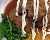 レンジで出来る‼みそ煮ハンバーグ作り方13写真