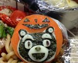 ハロウィン✴︎ クマもんキャラ弁作り方5写真