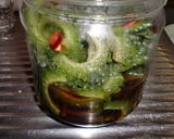 簡単！麺つゆdeゴーヤのピリ辛浅漬け作り方5写真