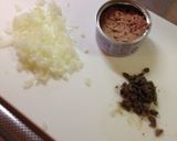 ツナと春キャベツのプッタネスカ風パスタ♡作り方2写真