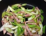 ネギベーコン炒め作り方4写真