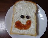 お絵かきパン♪ビッグスマイル♪作り方2写真