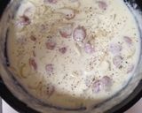 簡単☆ホワイトソーススパゲッティ✨作り方5写真