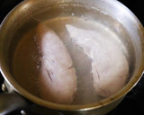 ささみの塩昆布と香味野菜和え作り方2写真
