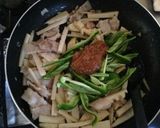 豚肉と竹の子とピーマンの味噌炒め作り方5写真
