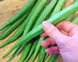 牛肉とおくらの炒めもの作り方1写真