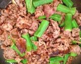 牛肉とおくらの炒めもの作り方3写真