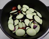 ダッチ・オーブンで野菜とベーコンの蒸し煮作り方3写真