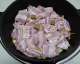 ダッチ・オーブンで野菜とベーコンの蒸し煮作り方4写真