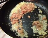 ツナと春キャベツのプッタネスカ風パスタ♡作り方5写真