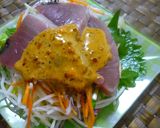 お刺身で☆棒々鶏風☆大人のおつまみサラダ作り方3写真