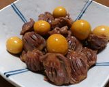 簡単！砂肝とキンカンの甘辛煮作り方6写真