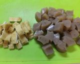 豚薄切り肉＋塩麹deこんにゃく牛蒡の煮物作り方1写真