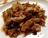 豚肉としめじの生姜醤油ゴマ炒め作り方10写真