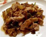豚肉としめじの生姜醤油ゴマ炒め作り方10写真