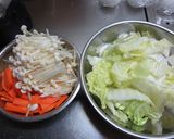 温か白菜の肉団子スープ作り方1写真