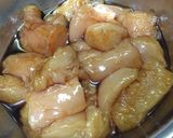 さつまいもとササミの煮物作り方1写真