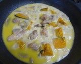 かぼちゃと鶏肉のミルク煮作り方6写真