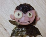 簡単ハロウィンキャラ弁:ドラキュラ作り方3写真