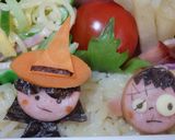 簡単ハロウィンキャラ弁:ドラキュラ作り方6写真