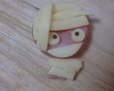 簡単ハロウィンキャラ弁:ミイラ男作り方1写真