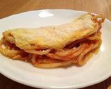 卵でスパゲッティサンド作り方7写真