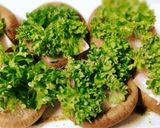 チンするだけ!椎茸のパセリ&マヨ乗せ作り方3写真