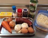 タコのガーリックライス作り方1写真