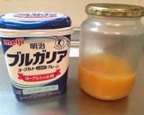 柿ジャム＆ヨーグルト作り方1写真