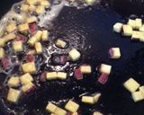 秋です！薩摩芋とイクラのクリームパスタ☆作り方1写真