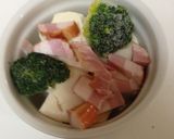 明太豆腐チーズココット♪作り方1写真
