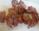 サツマイモと鶏肉の生姜甘酢炒め作り方2写真