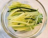ズッキーニ ラーメン♪作り方1写真