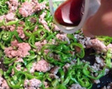 豚ひき肉とピーマンのとろみ炒め作り方6写真