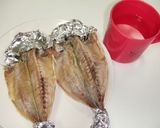 アジの干物を使ったペペロンチーノ作り方1写真