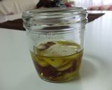 アジの干物を使ったペペロンチーノ作り方2写真