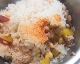 ツナと大豆とさつま芋の炊き込みごはん作り方5写真