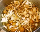 きのこによるきのこだけのきのこのお味噌汁作り方2写真
