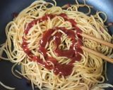 パスタ屋真似の焼きナポリタン作り方9写真
