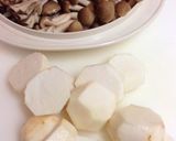 里芋のホワイトソースできのこグラタン♪作り方1写真