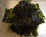 食べるラー油で韓国海苔おにぎり作り方4写真