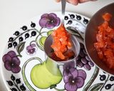 ３色のタルタル　パプリカソース添え作り方15写真