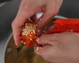 ３色のタルタル　パプリカソース添え作り方27写真